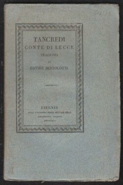 Tancredi Conte di Lecce. TRAGEDIA